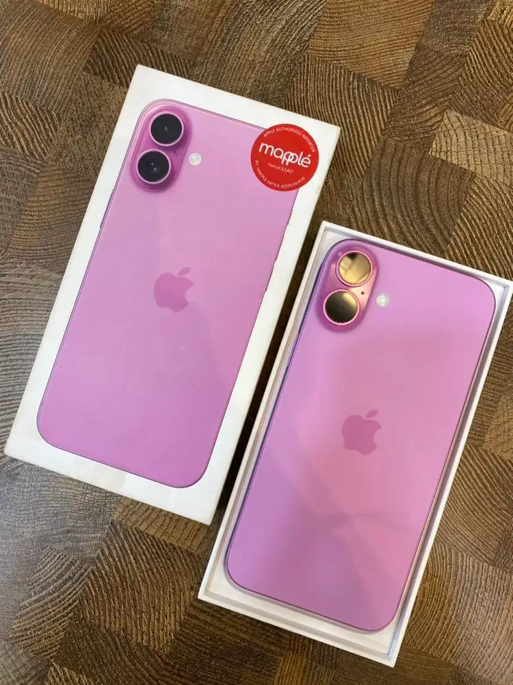 IPHONE 16 PLUS PINK 256GB GARANSI IBOX