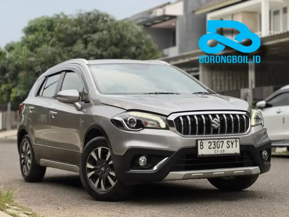 Suzuki SX4 Scross Facelift A/T Matic 2018 Abu Abu tua Metalik