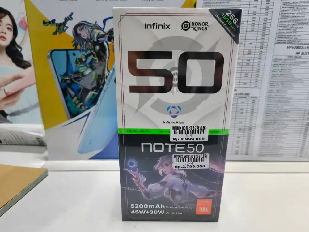 INFINIX NOTE 50 RAM 8/256GB ATLANTIS DAHSYAT