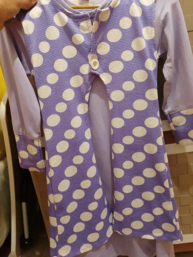 Gamis anak Lilac