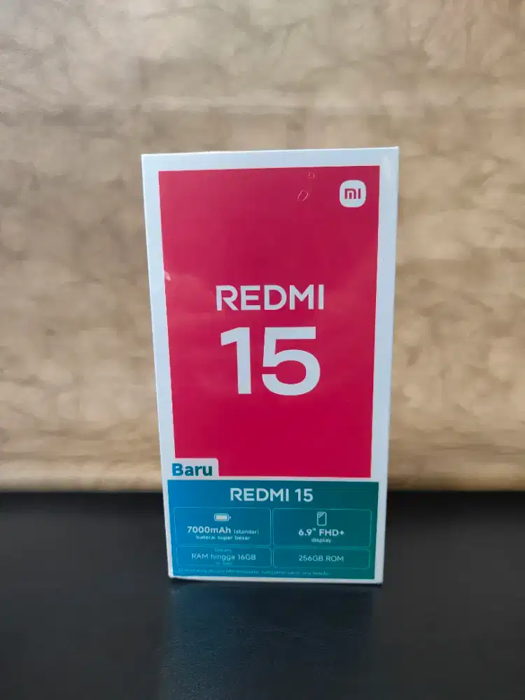 Xiaomi Redmi 15 8gb/256gb Hitam Baru