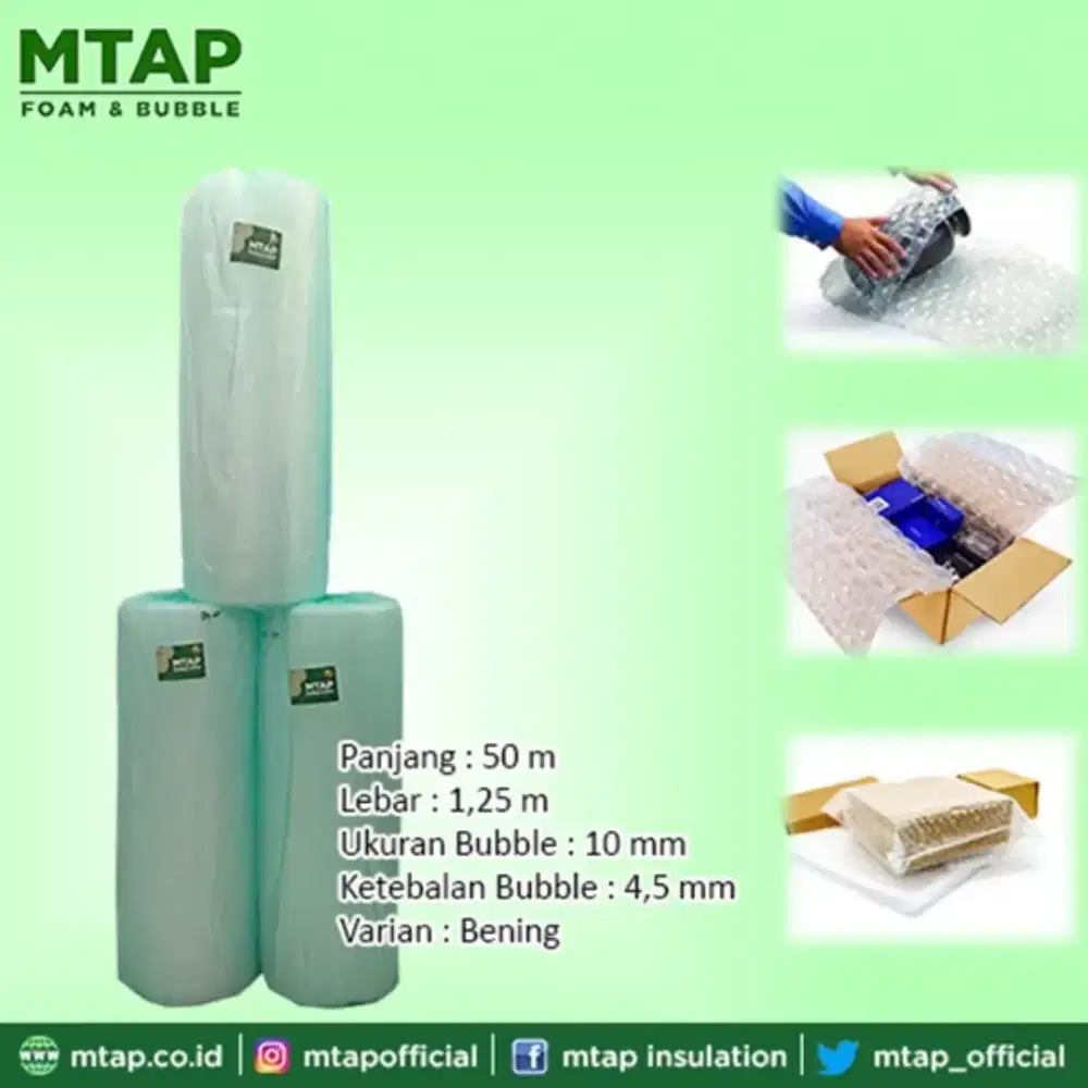 Jual bubble wrap mtap