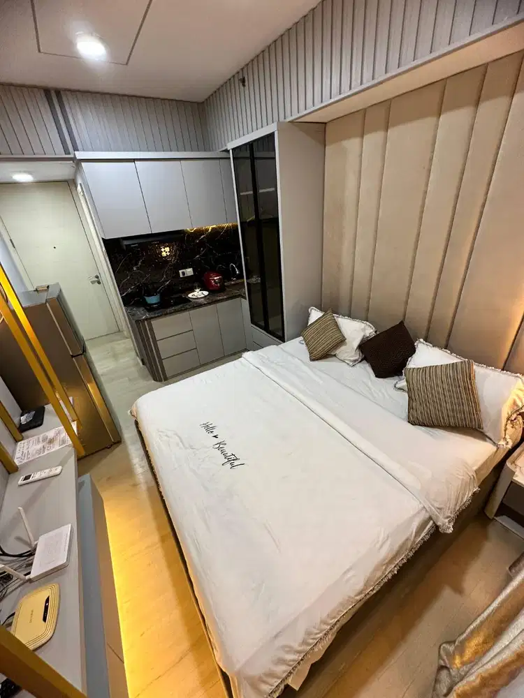 DISEWAKAN BULANAN TAHUNAN APARTEMEN BENSON STUDIO MEWAH FULL FURNISHED