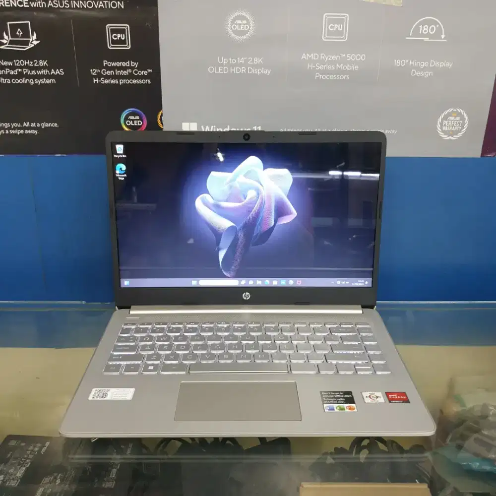 HP 14s-fq0562AU AMD Athlon 3050U Ram-8GB SSD-512GB 14inchi Slim