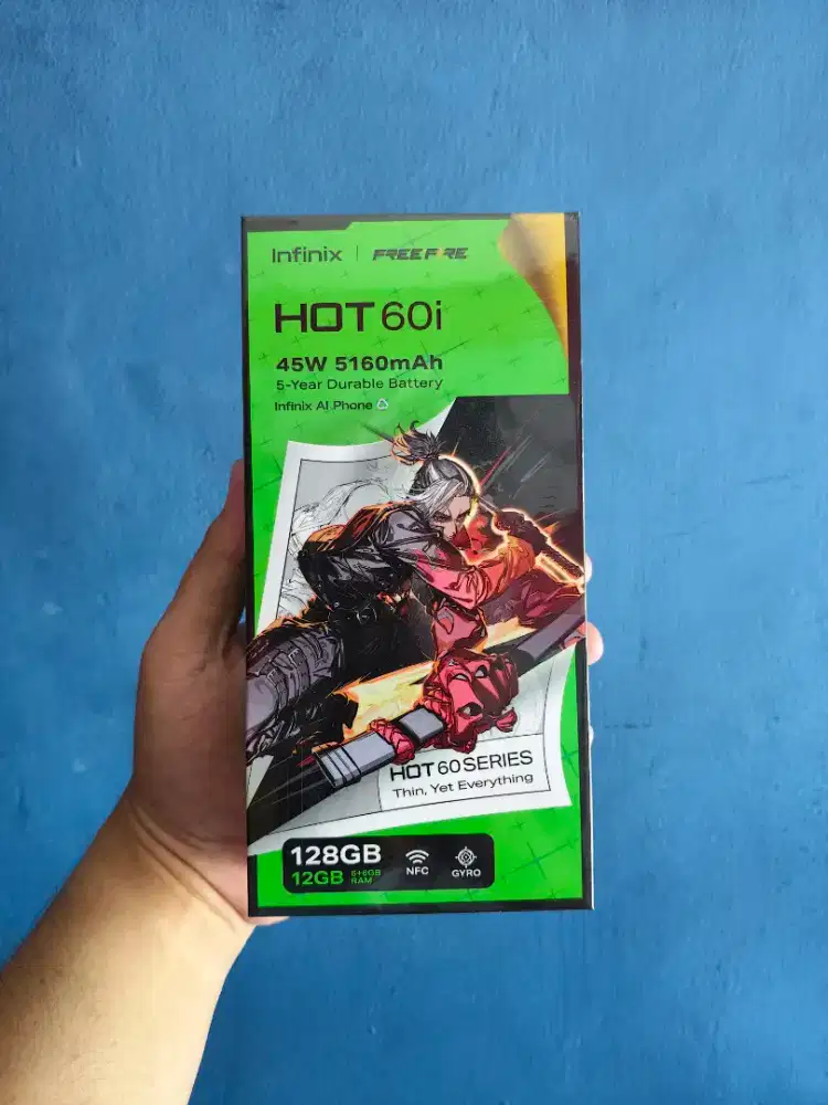 Infinix Hot 60i NFC 6/128 New garansi resmi infinix 1 Tahun