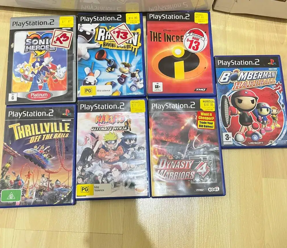 Dijual Preloved Kaset PS 2 Kondisi Bagus