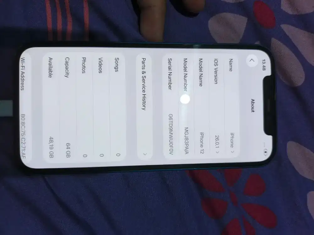 Iphone 12 64gb ex resmi