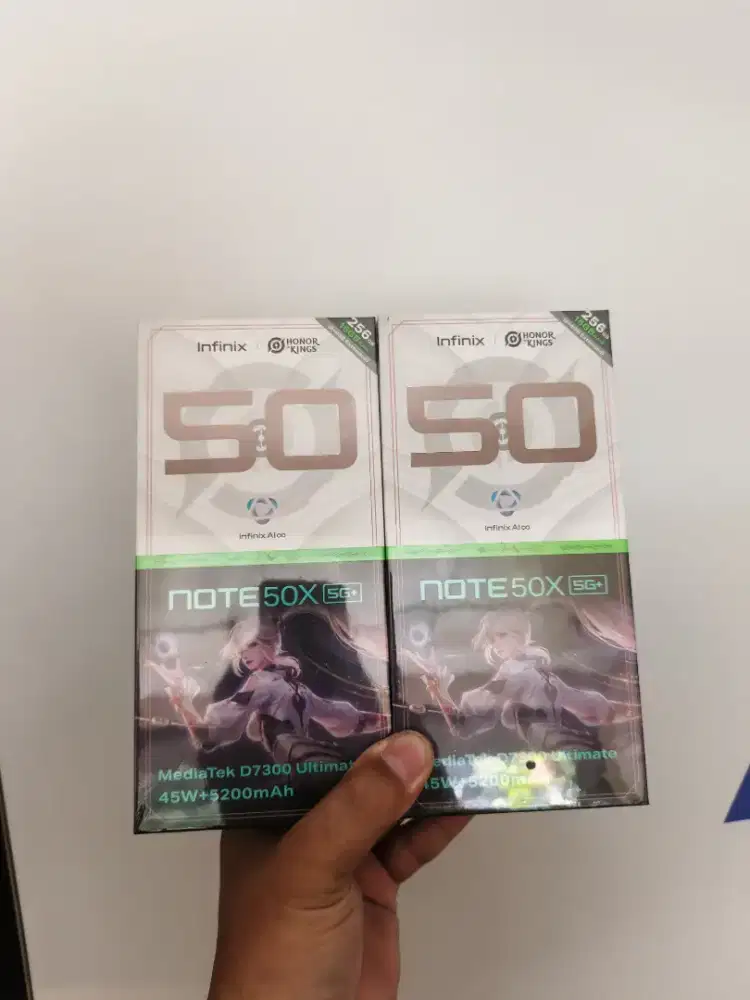 Infinix note 50x 5G+ 8/256 New garansi resmi infinix 1 tahun