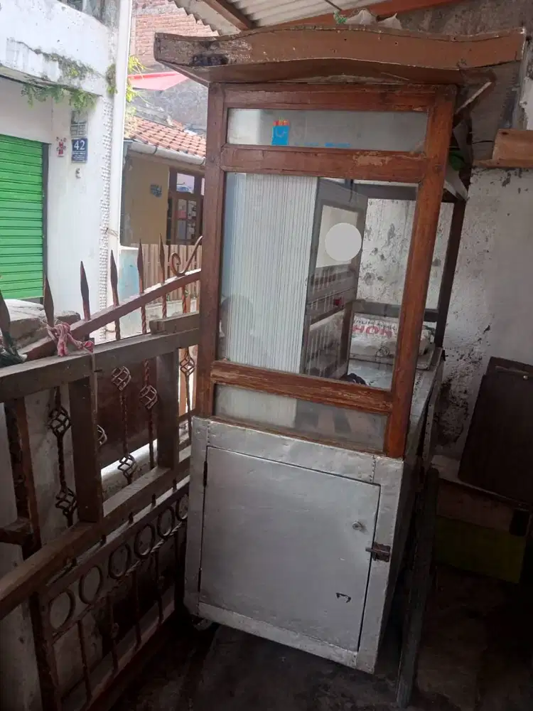 GEROBAK JUALAN RODA EMPAT 4 DAGANG UKURAN BESAR RODA BASO BAKSO