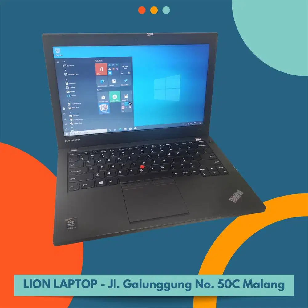 RAM 8GB SSD 256GB Core i5 Murah Lenovo Thinkpad X240 [14|10]