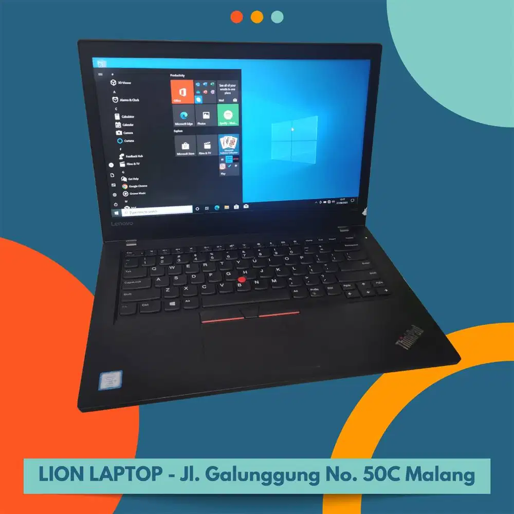 RAM 16GB Core i5 Gen7 SSD 256GB Lenovo Thinkpad T470 [14|10]