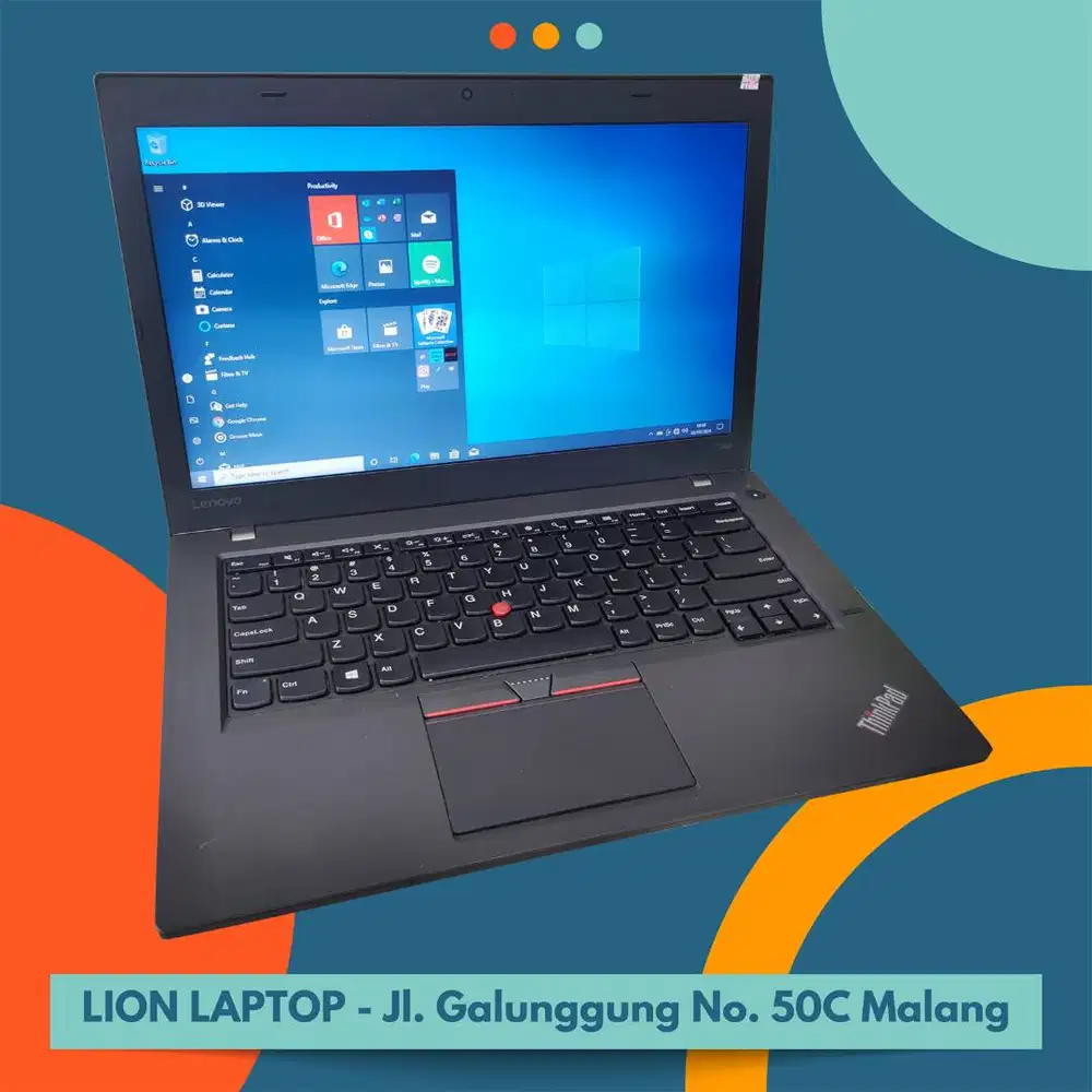 RAM 8GB Core i5 SSD 256GB Lenovo Thinkpad T460 [14|10]