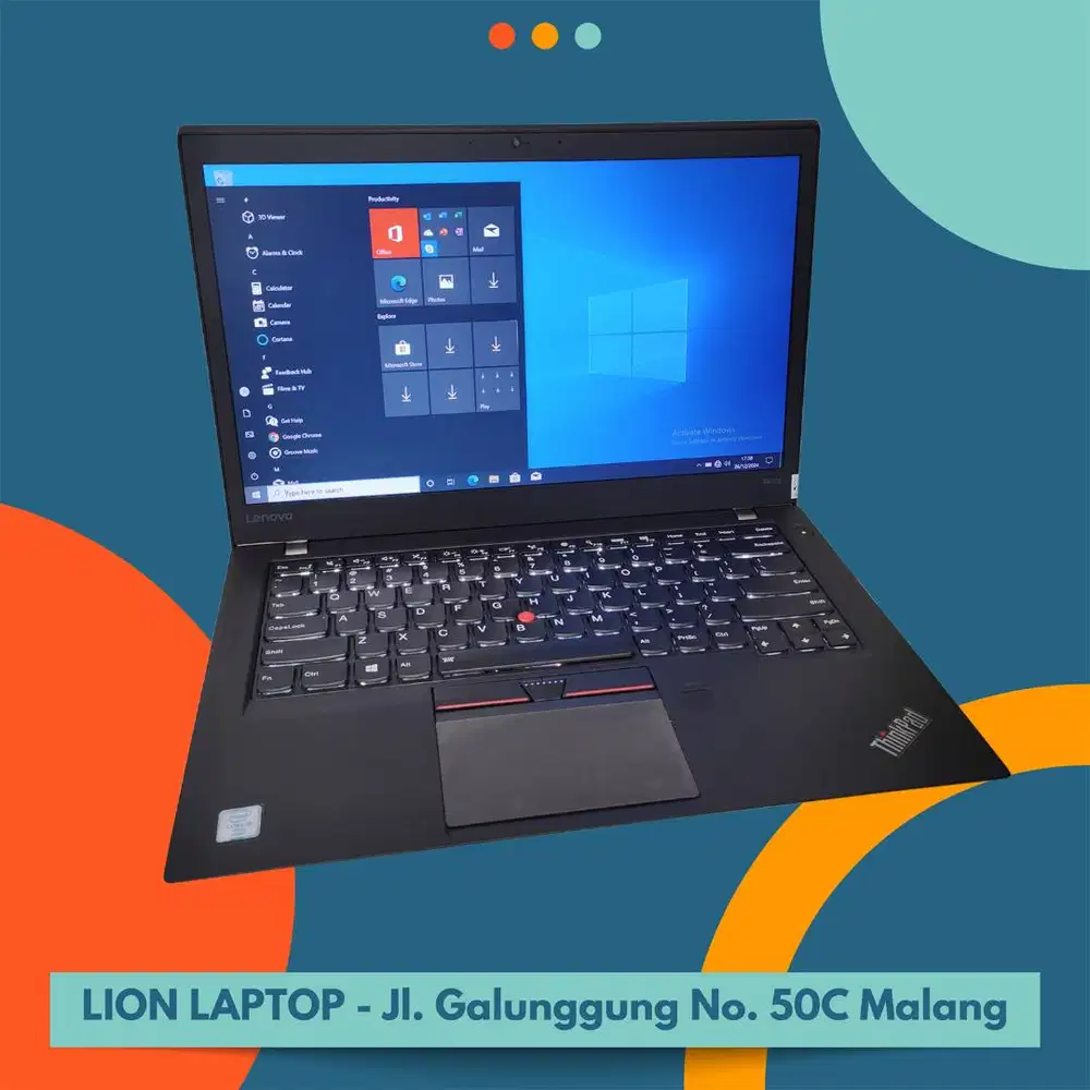 RAM 8GB SSD 256GB Core i5 Slim Lenovo Thinkpad T460s [14|10]
