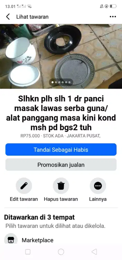 Slhkn plh slh 1 dr panci lawas serba guna/alat panggang masa kini