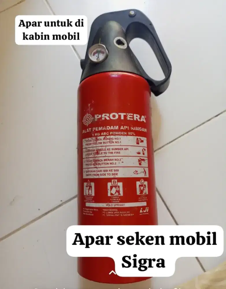 Apar untuk di kabin mobil