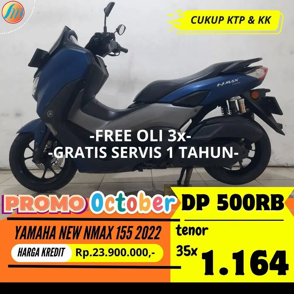 YAMAHA NEW NMAX 155 2022 DP CUMA 500RB ANGSURAN SANGAT RINGAN