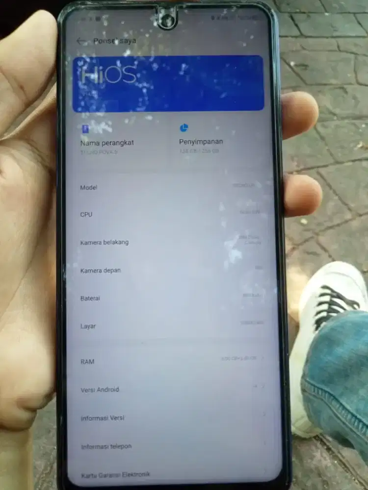 Jual hp Tecno pova 5