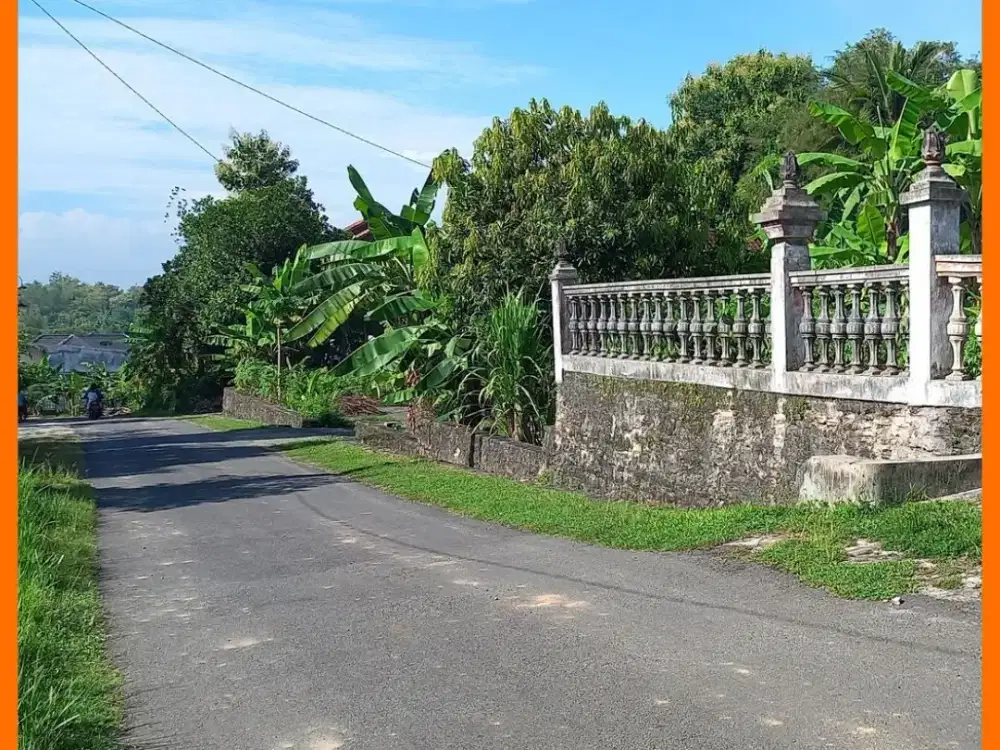 Tanah Jogja Gamping Siap Bangun SHM Pekarangan Cocok Villa