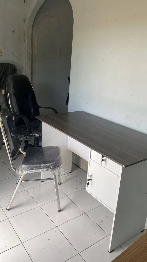 PROMO SALE PAKET MEJA DAN KURSI KERJA GRATIS ANTAR