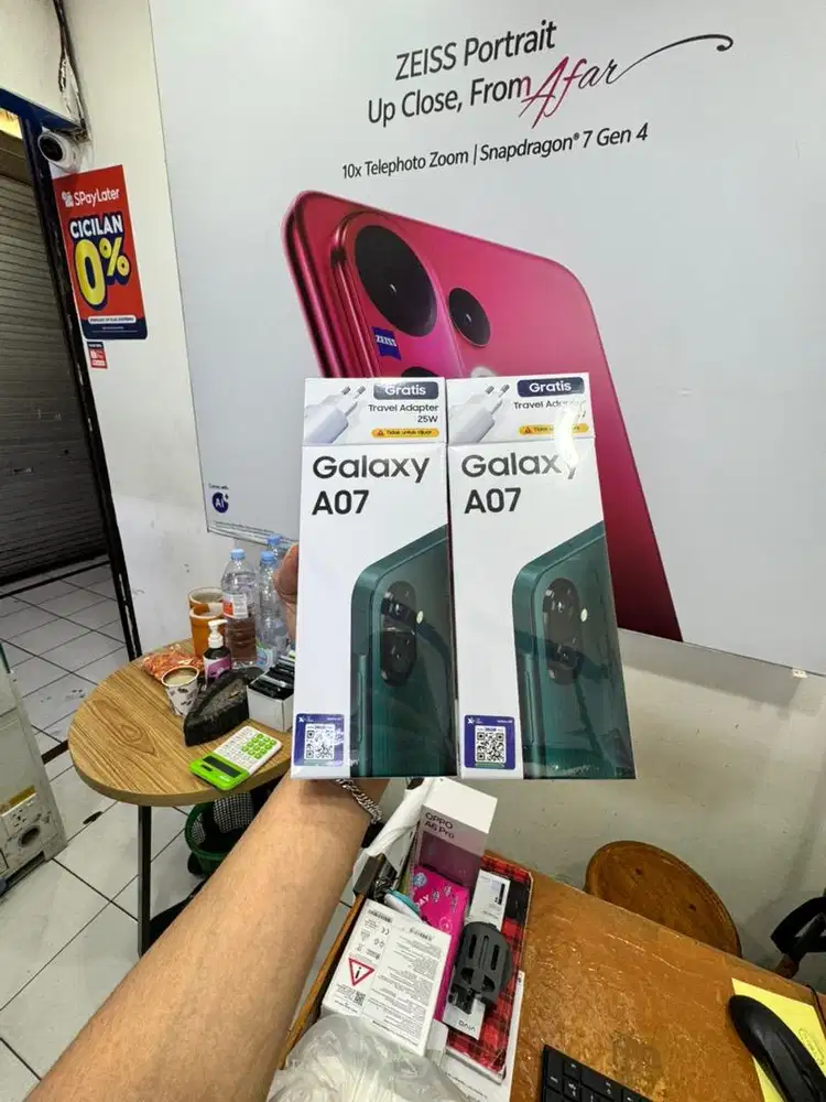 PROMO FREE TAMPERGLASS Samsung A07 8+8/256 NEW SEIN