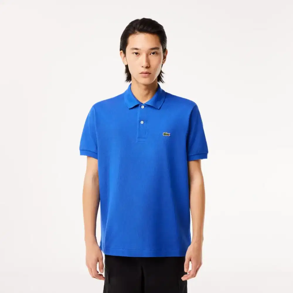 Kaos polo shirt Lacoste L1212 colour Blue Size No.4
