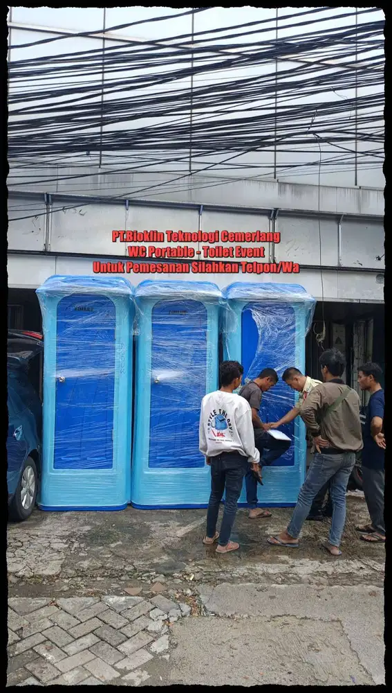 Toilet konser - Toilet Darurat - toilet bencana - Toilet Fiberglass