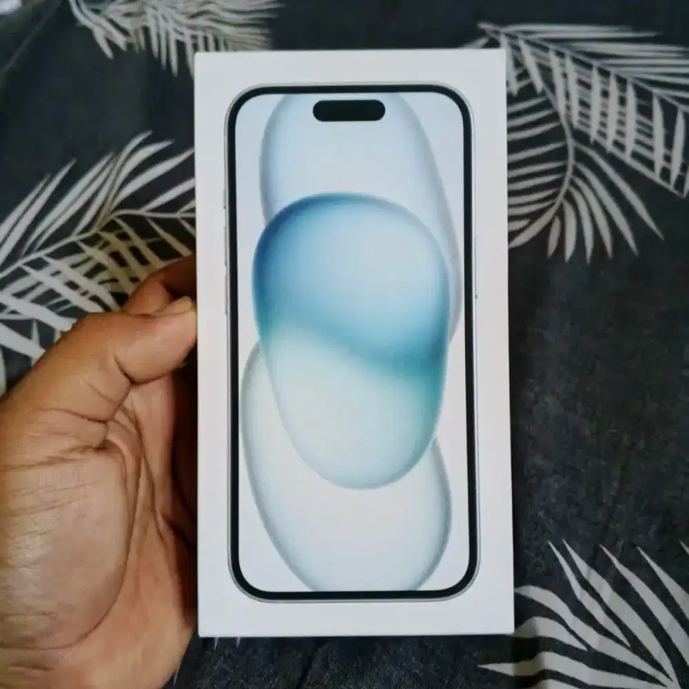 IPHONE 15 BIRU NEW SEGEL RESMI INDONESIA