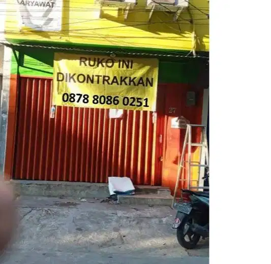 Disewakan Ruko 2 Lantai Pinggir Jalan Raya Pademangan