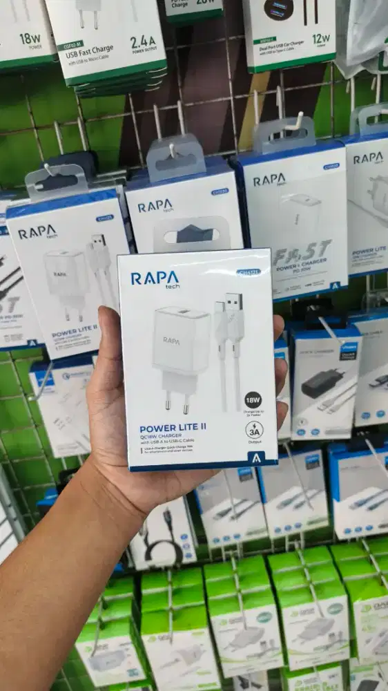TRAVEL CHARGER TYPE C 18W RAPA TECH CH4121