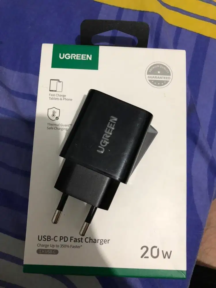 kepala charger ugreen 20 w