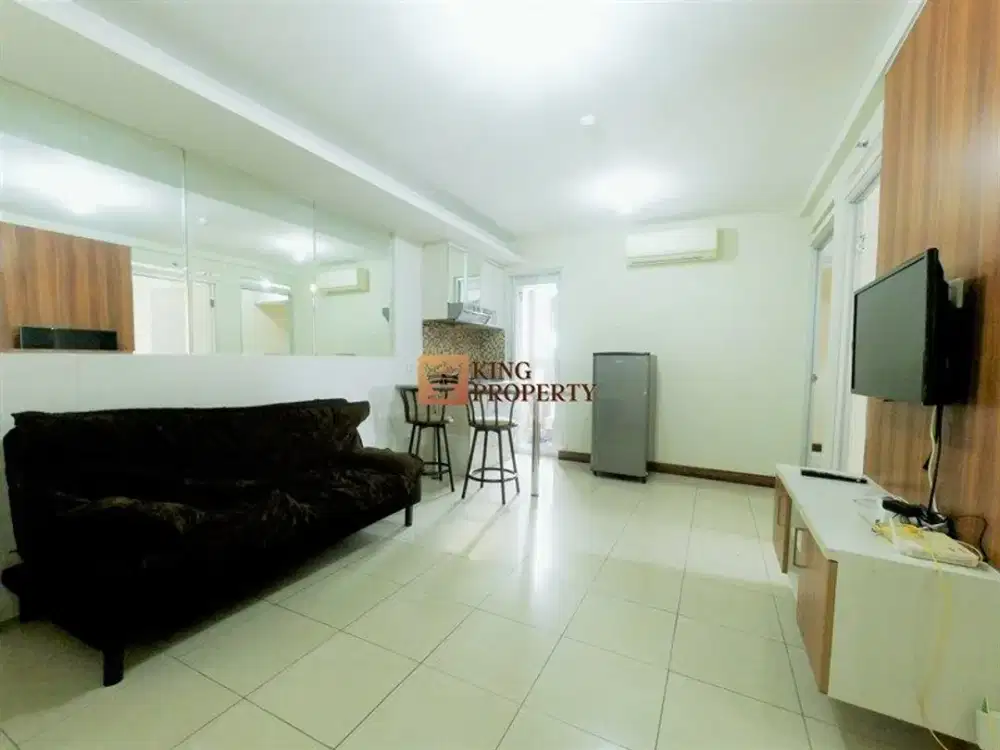 Ruang Lebih Luas! 2BR Hook 50m² Furnished Dekat Mall Green Bay Pluit Greenbay