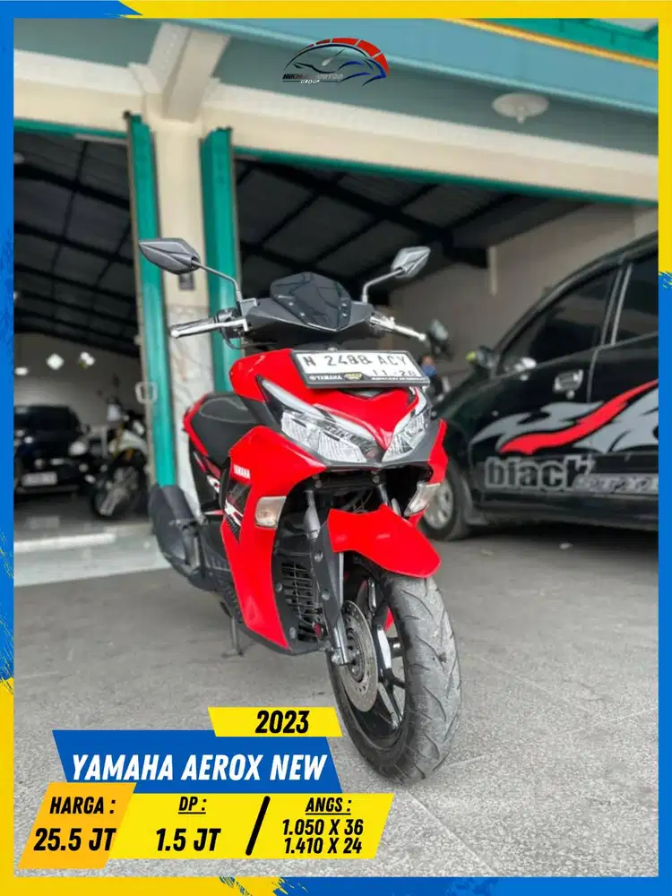 YAMAHA AEROX NEW 2023 NEGO SAMPE DEAL HIKMAH MOTOR KEPUH