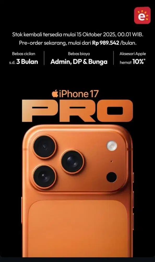 Promo Iphone 17 Pro Max