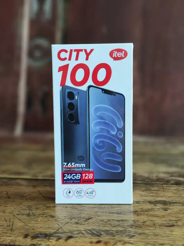 Itel city 100 8/128 Baru Garansi Resmi 1th