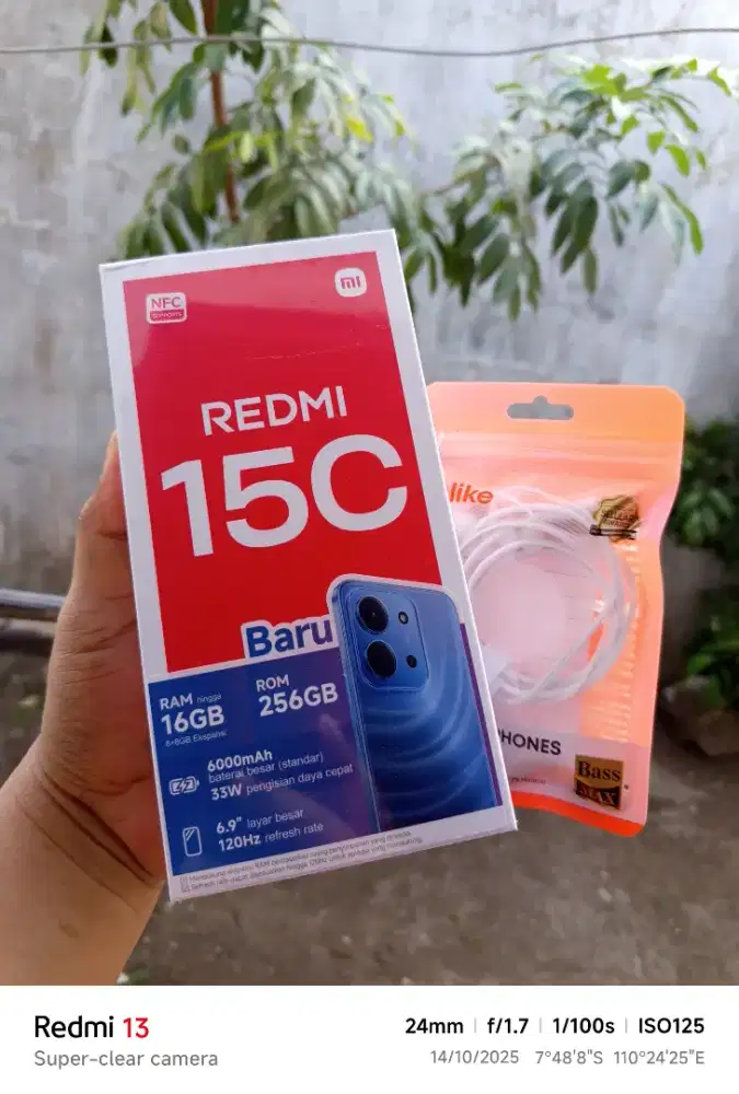 Xiaomi Redmi 15C 8+⁸/256GB bonus headset