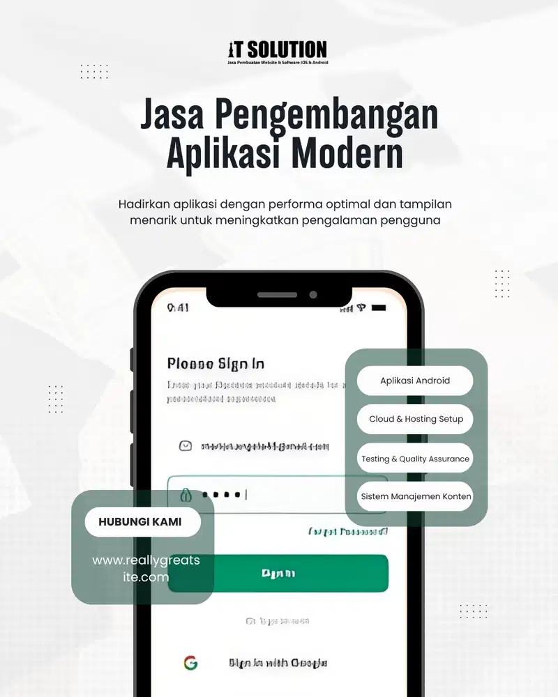 custom Aplikasi Bisnis Profesional dan Bergaransi