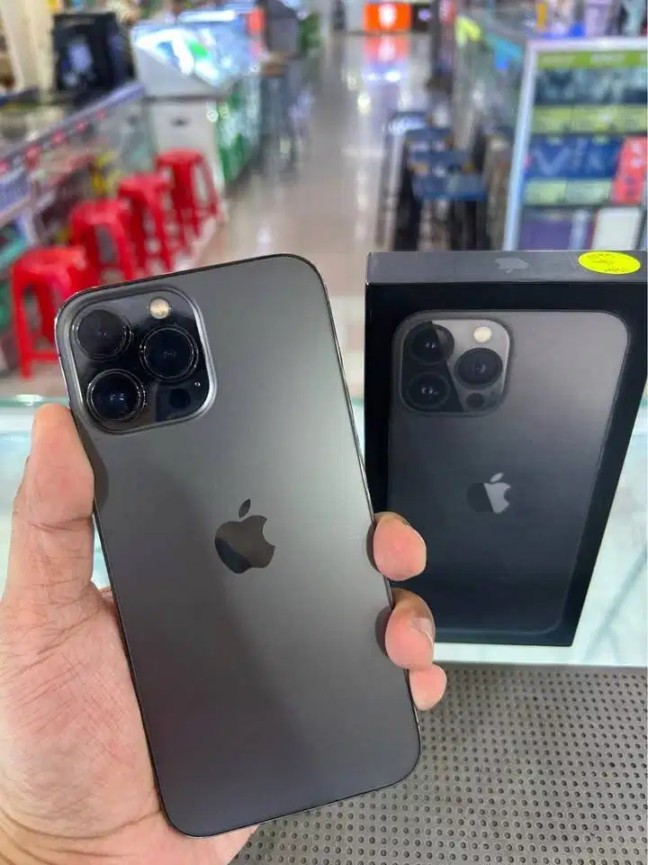 Iphone 13 Promax 1 TB (Resmi terdaftar Beacukai) Mulus Fullset Joss Mu