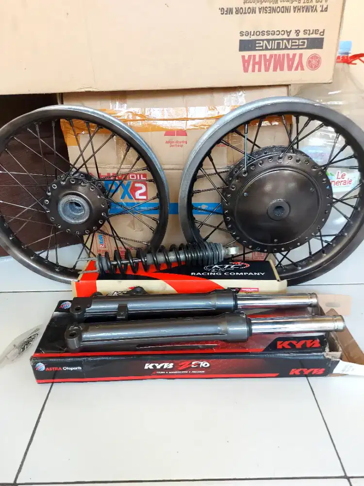 Jual velg jari shock depan belakang mio