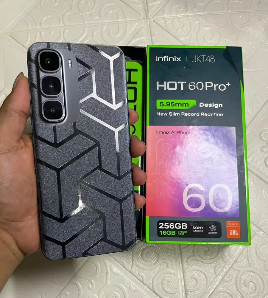 Infinix hot 60 pro plus nfc 8/256 fullset