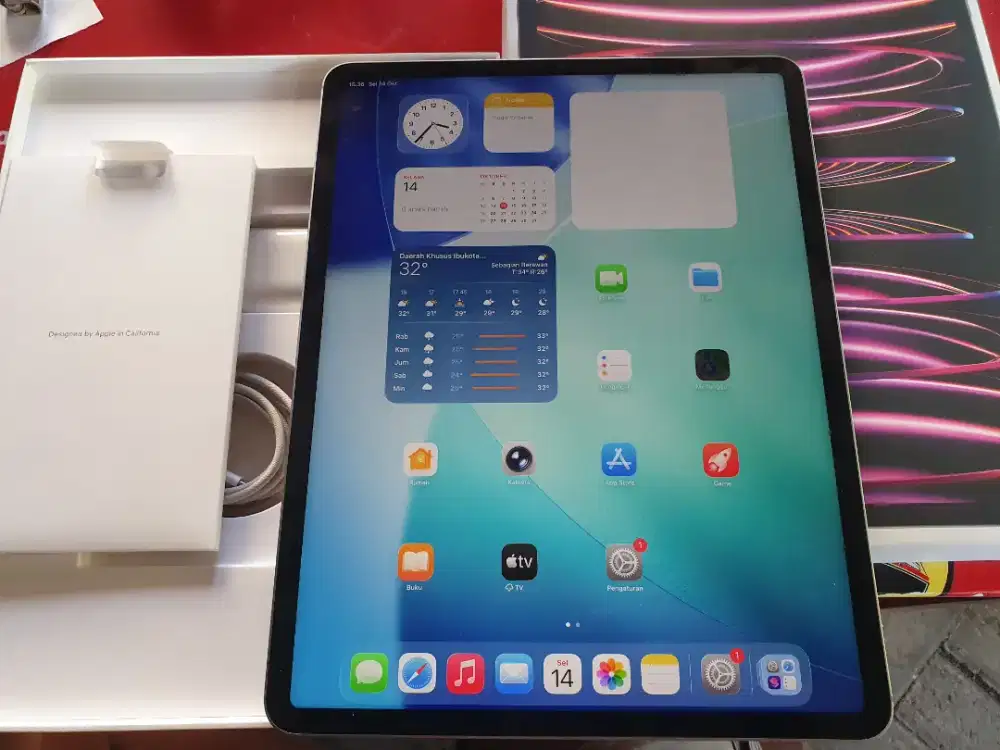 Ipad pro m2 12,9 inch gen 6 ibox 256 gb wifi + cell
