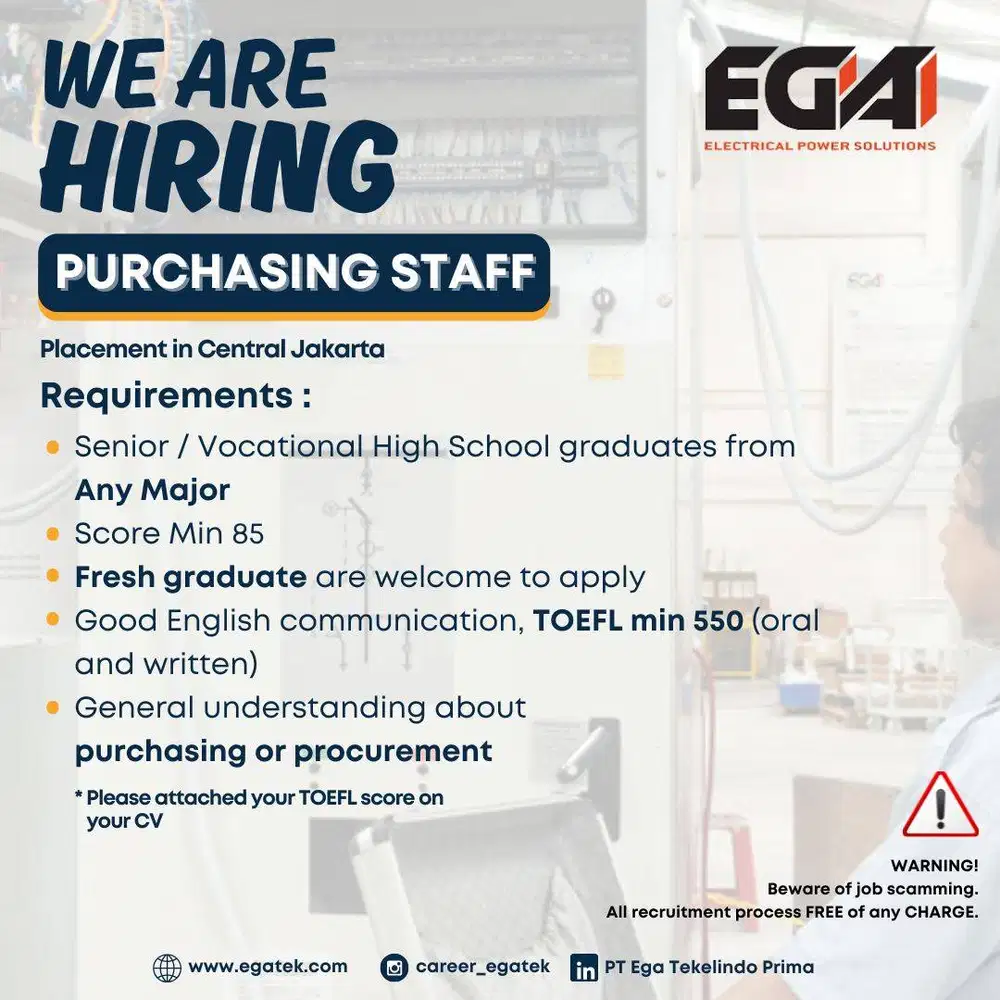 OLXJOBFAIR Purchasing Staff