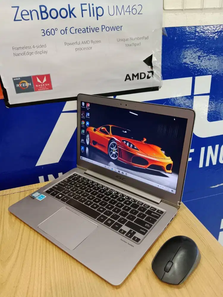 SUPERRR SLIM LAPTOP ASUS ZENBOOK UX330U CORE i7 GEN 7 RAM 8GB SSD 512G