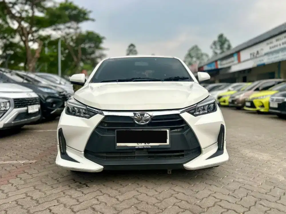 LOW KM 16RB!! TOYOTA NEW AGYA 1.2 G MATIC 2023 PUTIH KM 19RB!!