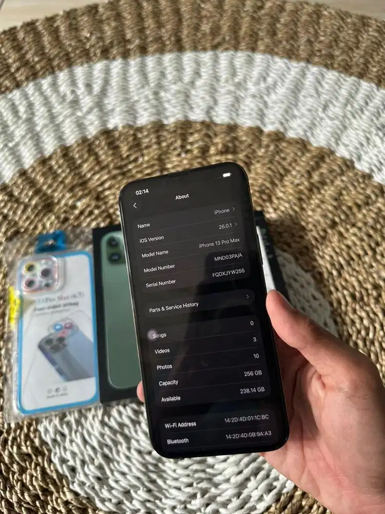 Iphone 13 promax 256gb iBox garansi sudah habis