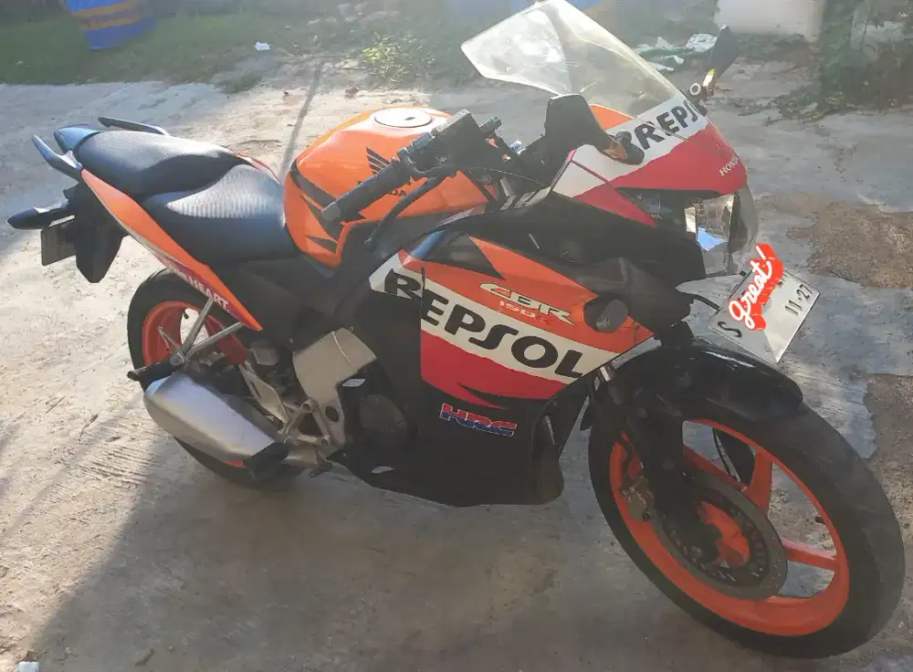 Honda cbr 150 built up tahun 2012