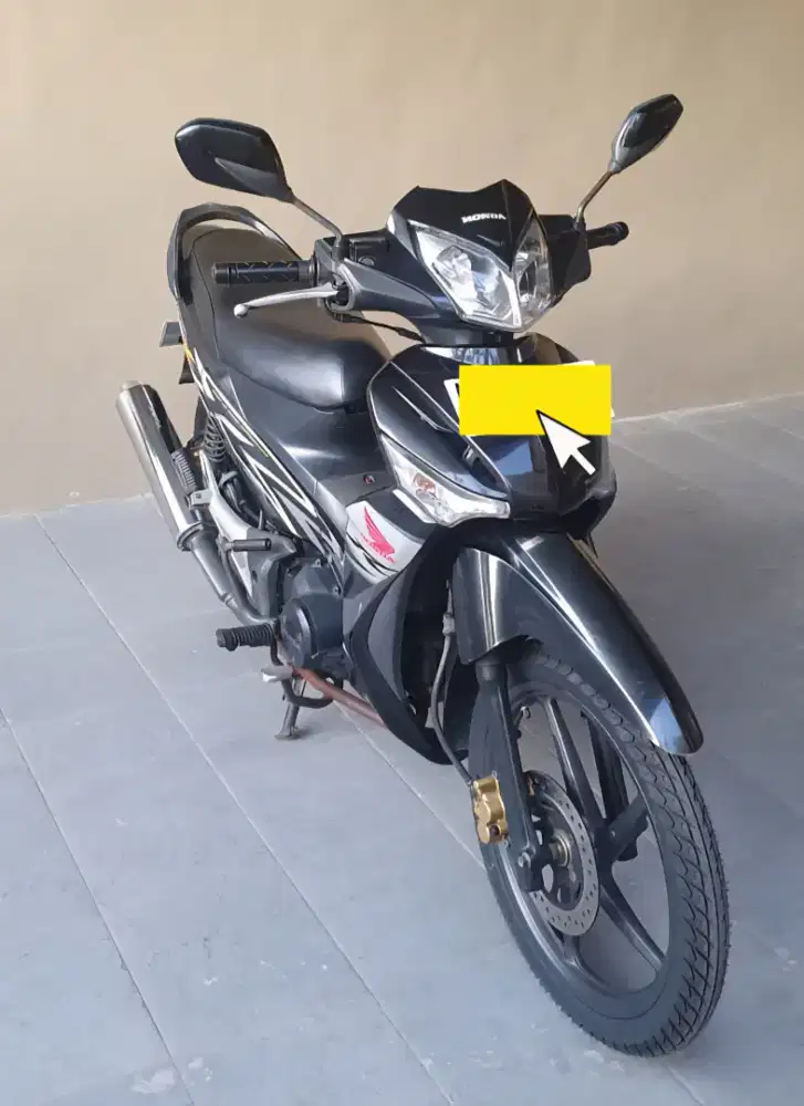 Supra x 125 2013 hitam tangan pertama pajak panjang