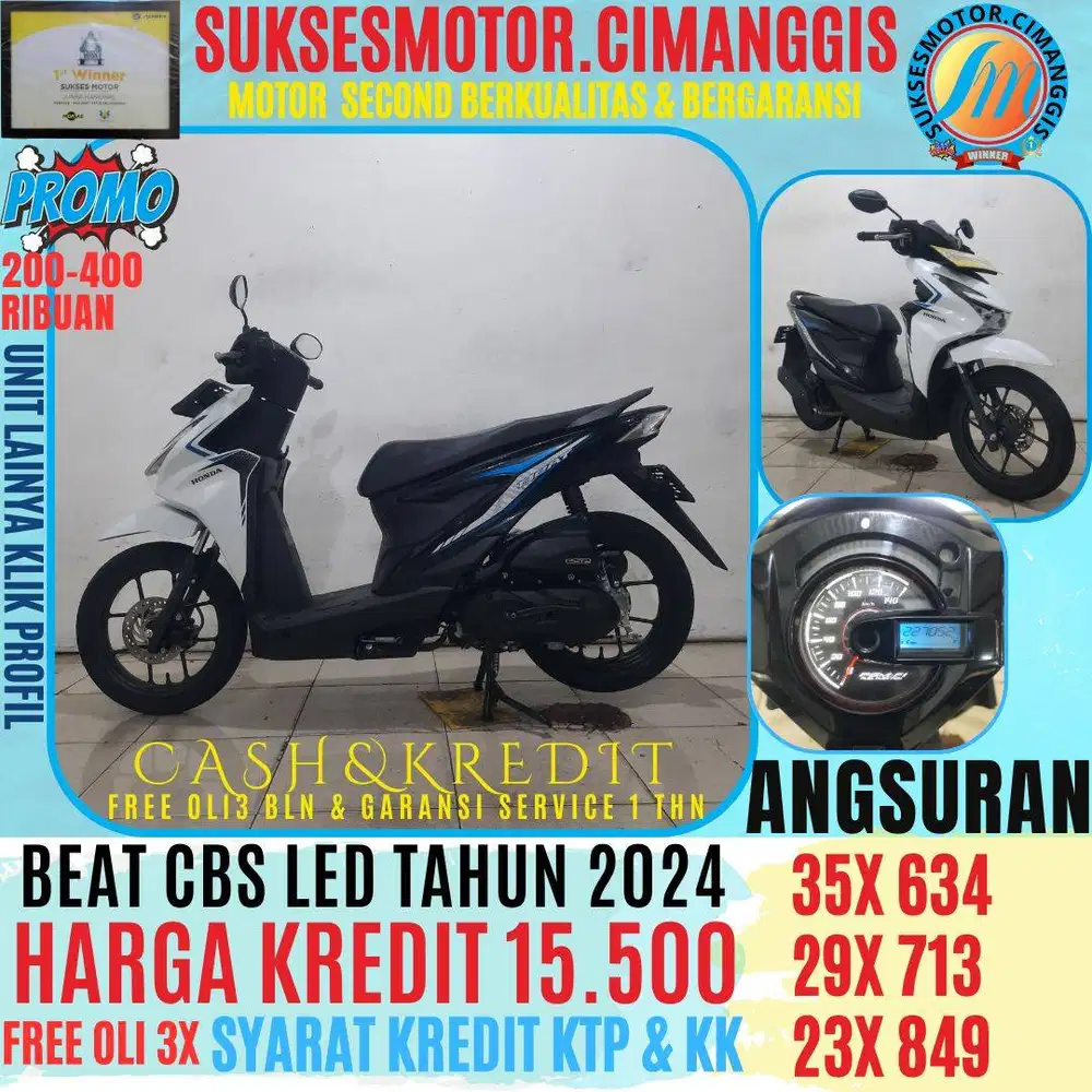 NEW BEAT CBS TERMURAH CASH/KREDIT BISA KLIK PROFIL PROMO UNIT LAINYA