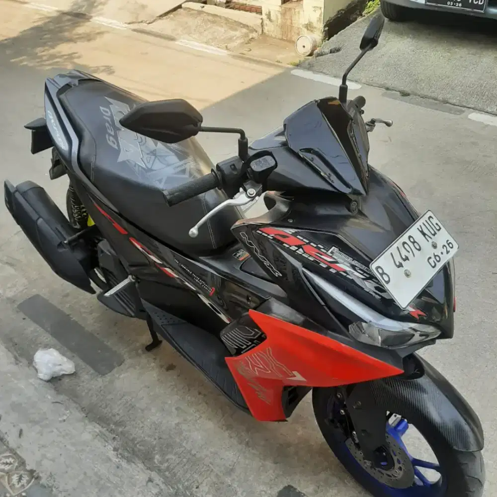 Yamaha Aerox 2021 ss lengkap pajak hidup panjang 2026,plat Bekasi Kota