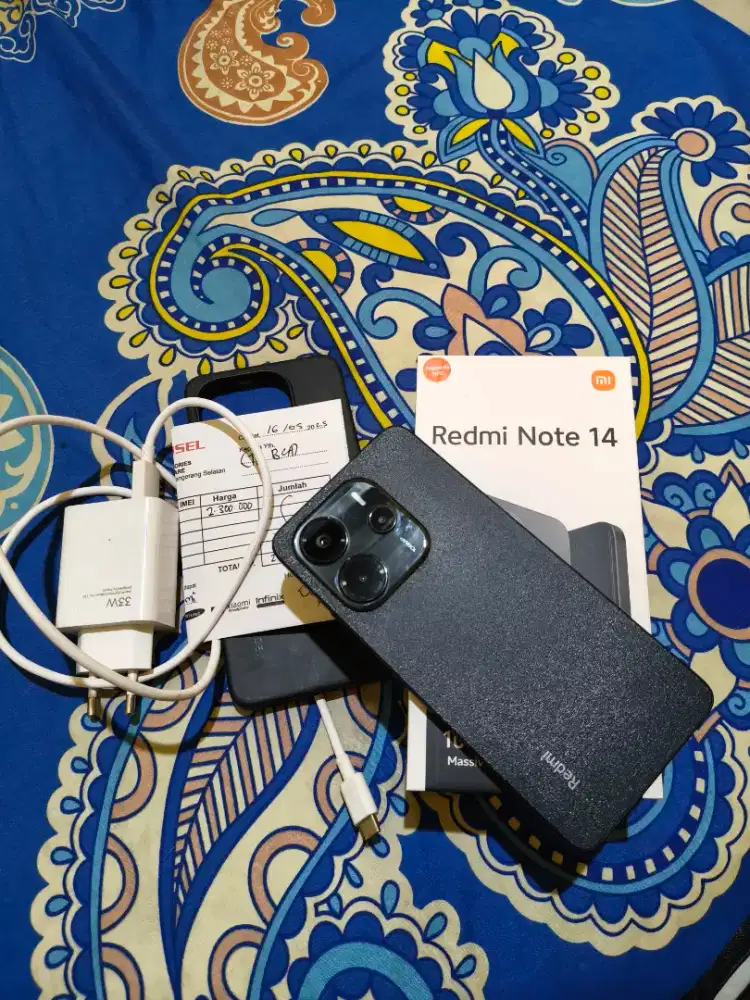 REDMI NOTE 14 8/128 BLACK (SECOND)