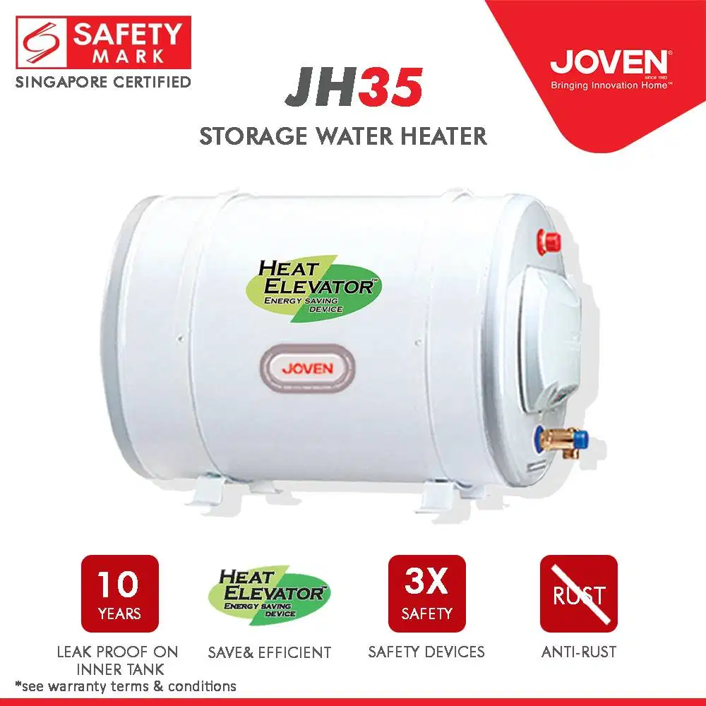 Storage Water Heater JSH35 With Heat Elevator Technology